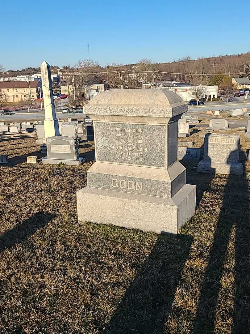 William Coon's grave. Photo 2