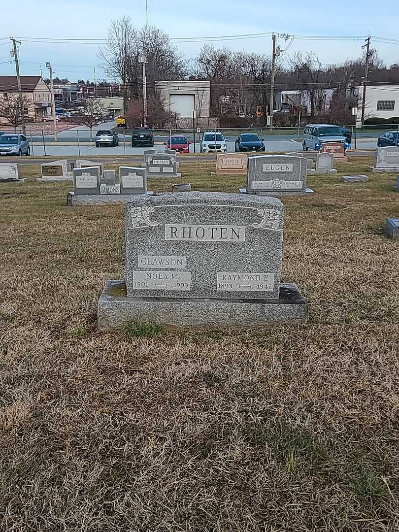Nola M. Rhoten Clawson's grave. Photo 2