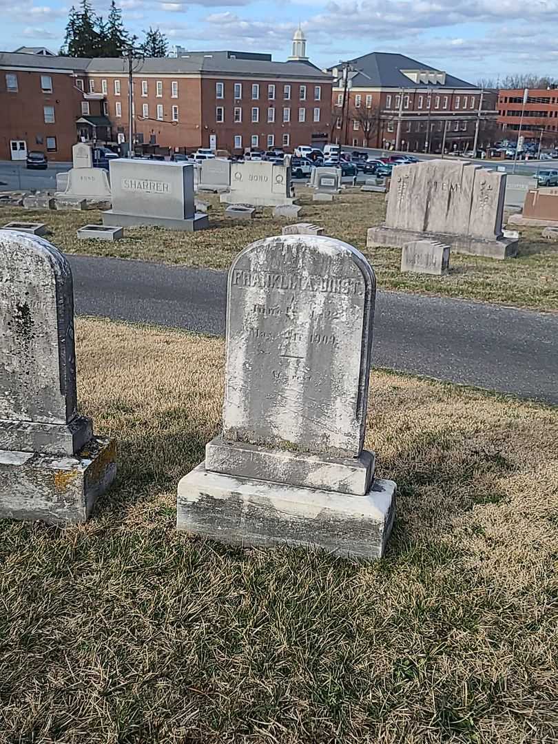 Franklin A. Dinst's grave. Photo 2