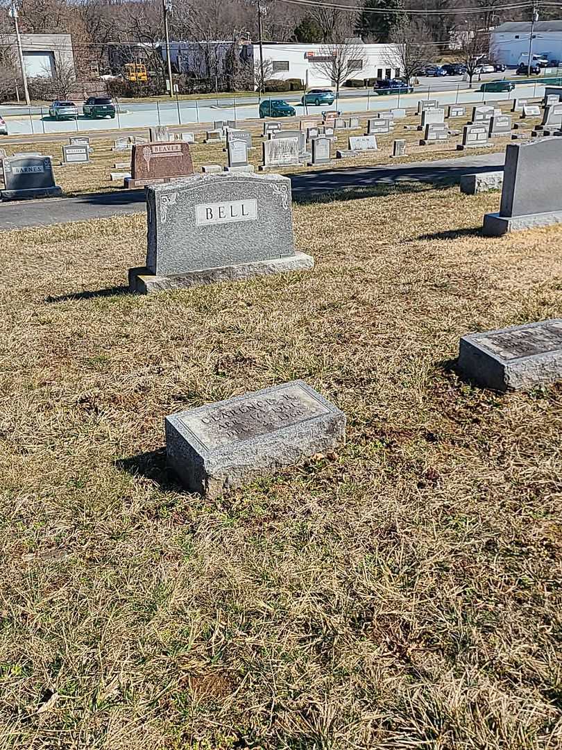 Clarence R. Bell's grave. Photo 2