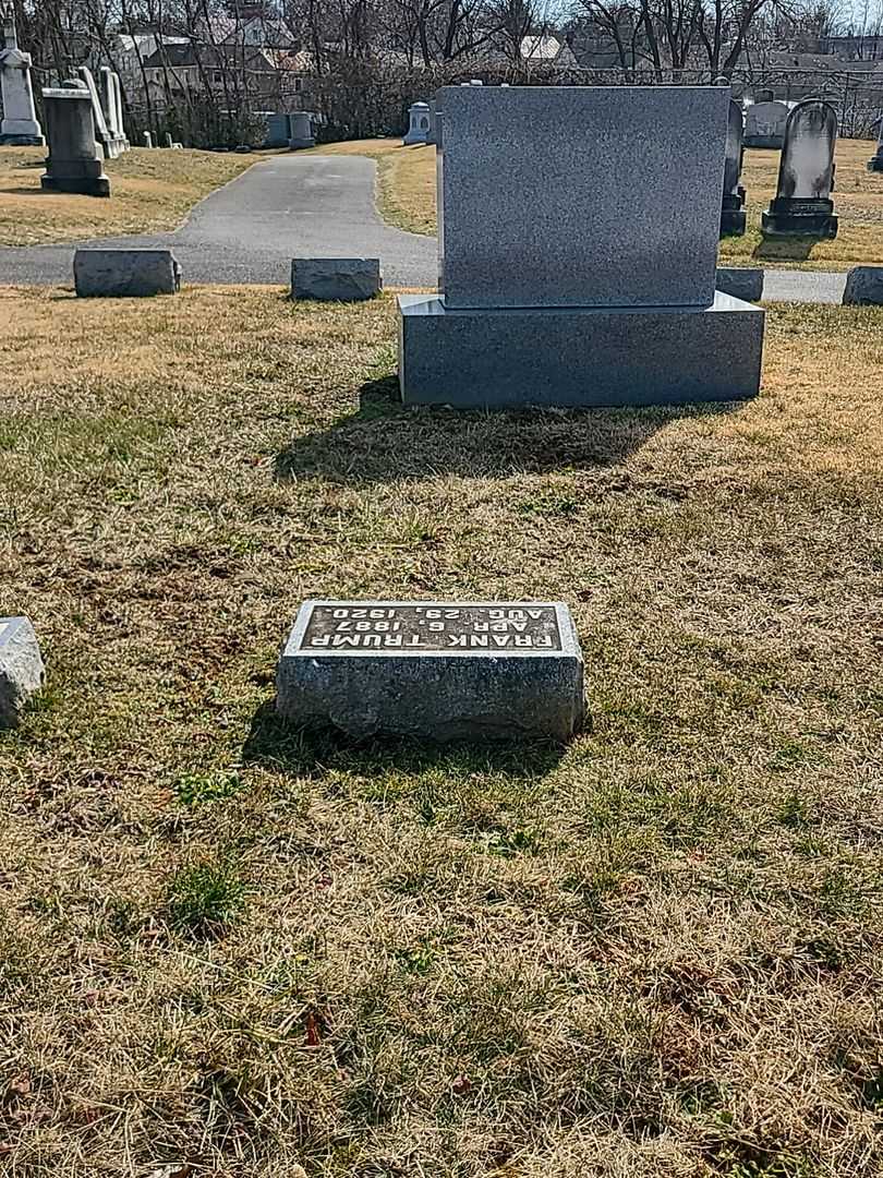 Frank Herr Trump's grave. Photo 2