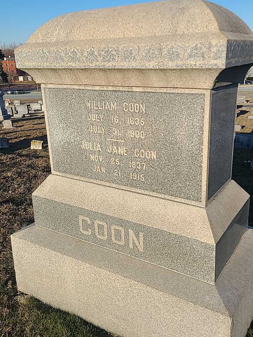 William Coon's grave. Photo 1