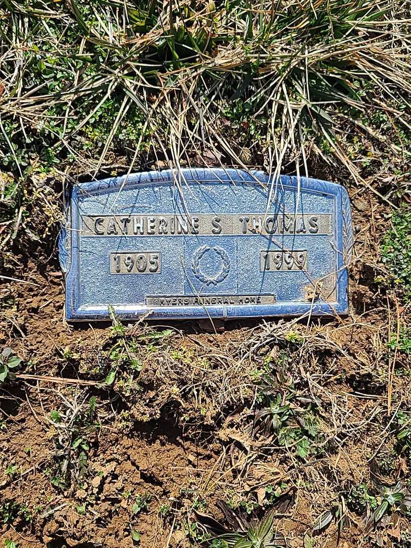 Catherine Shaw Sponseller Thomas's grave. Photo 3