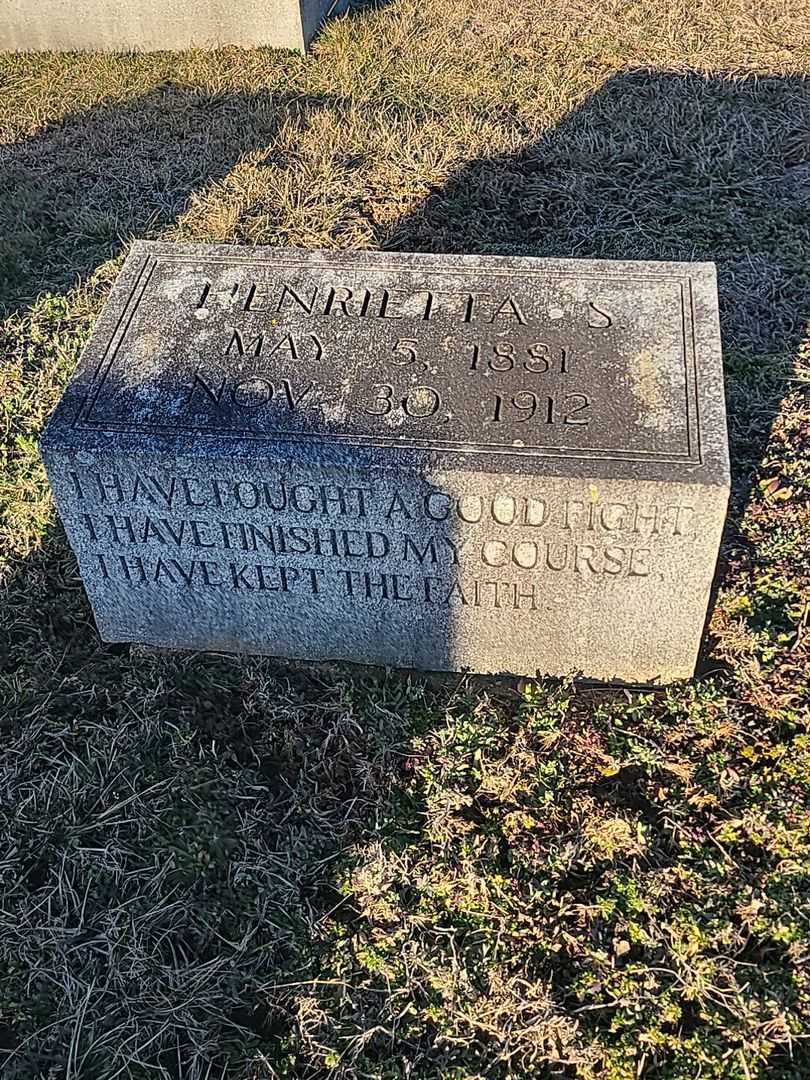 Henrietta S. Nusbaum's grave. Photo 3