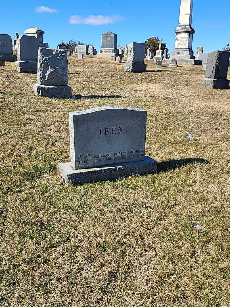 Charles Ibex's grave. Photo 2