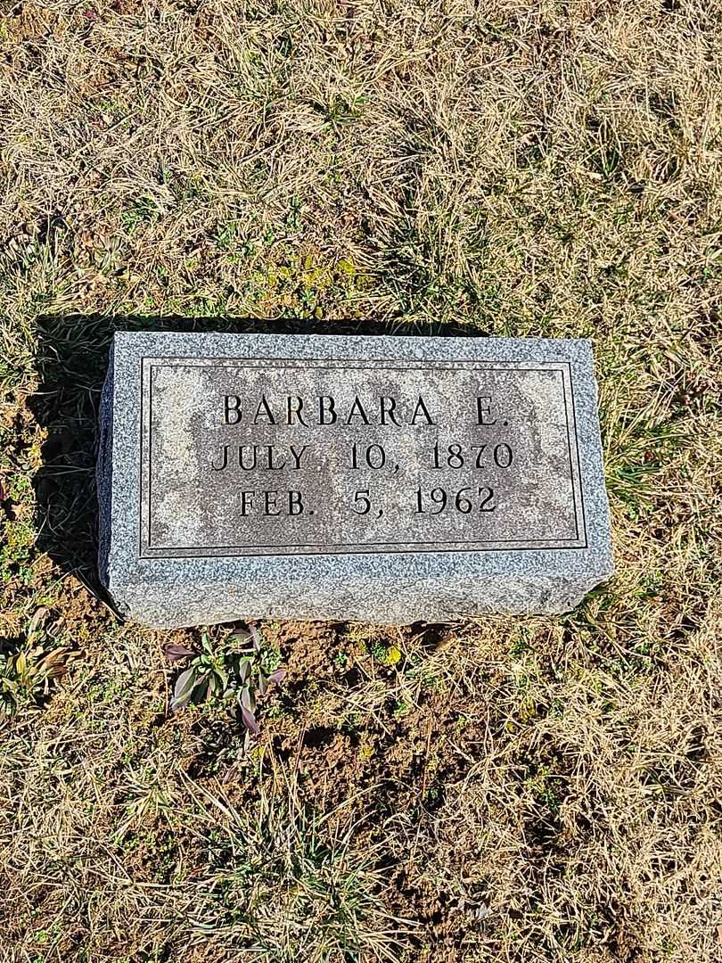 Barbara E. Bell's grave. Photo 3