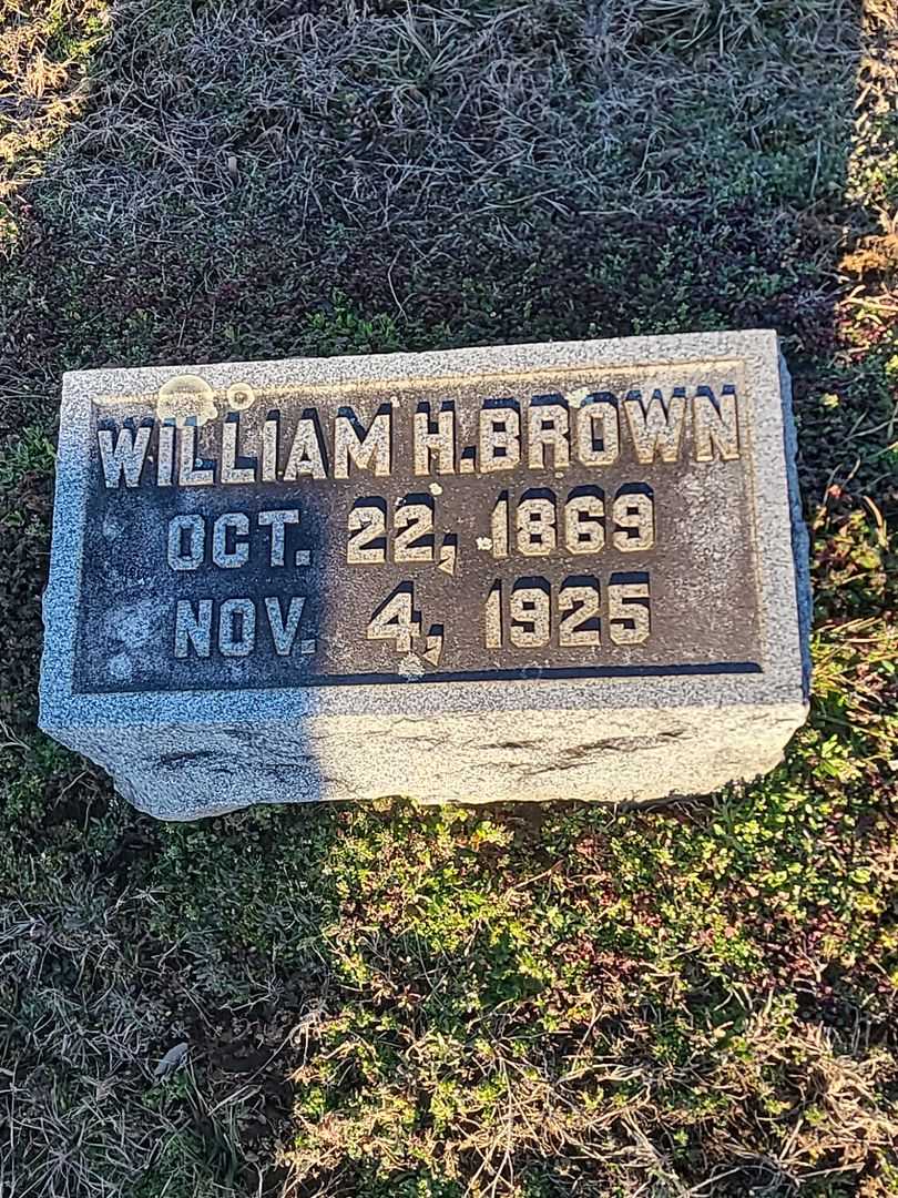 William H. Brown's grave. Photo 1