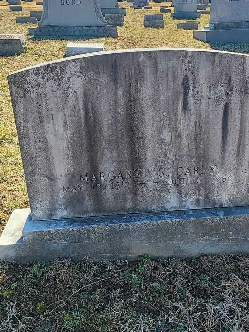 Margaret S. Carey's grave. Photo 3