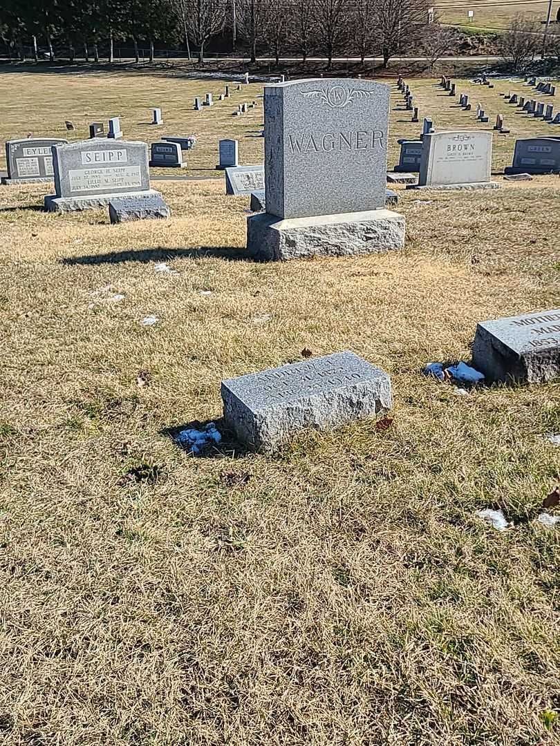 Andrew J. Wagner's grave. Photo 2