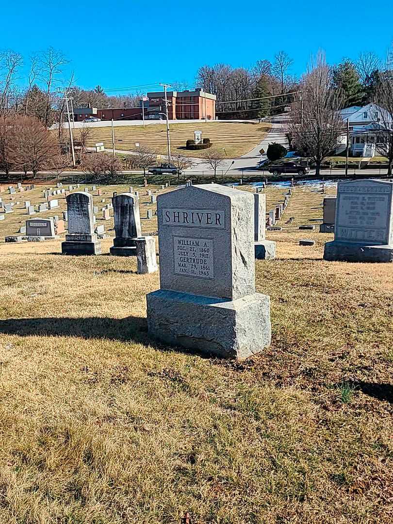 William A. Shriver's grave. Photo 2