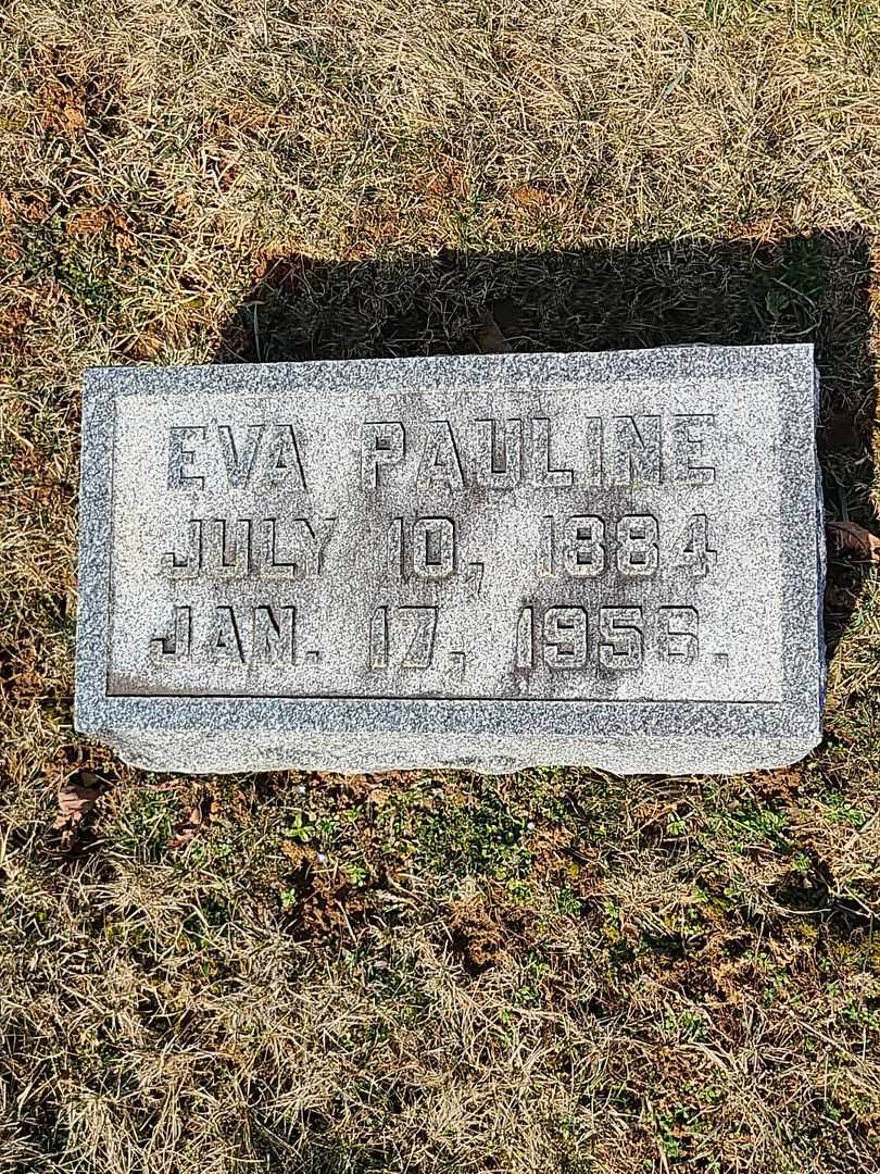 Eva Pauline Herr's grave. Photo 3