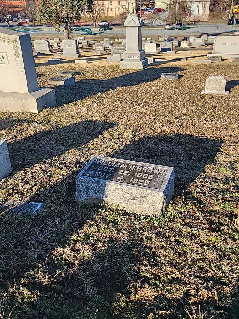 William H. Brown's grave. Photo 2