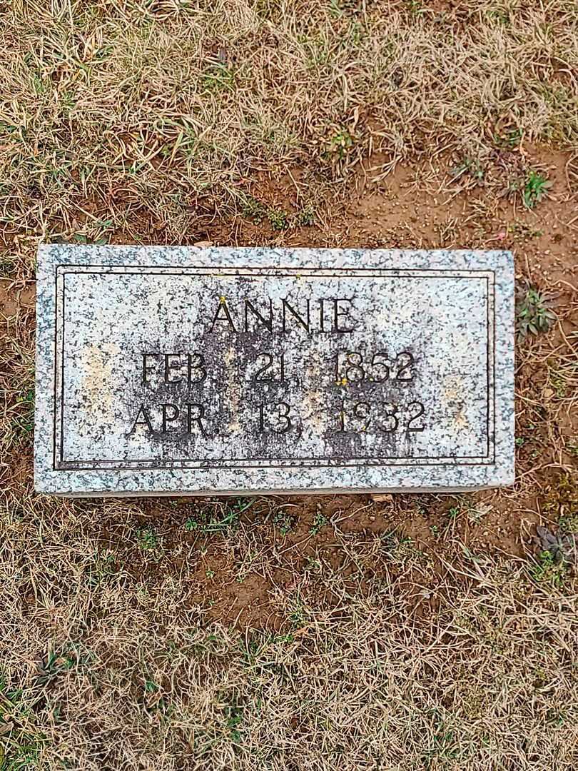 Annie Zimmerman's grave. Photo 3