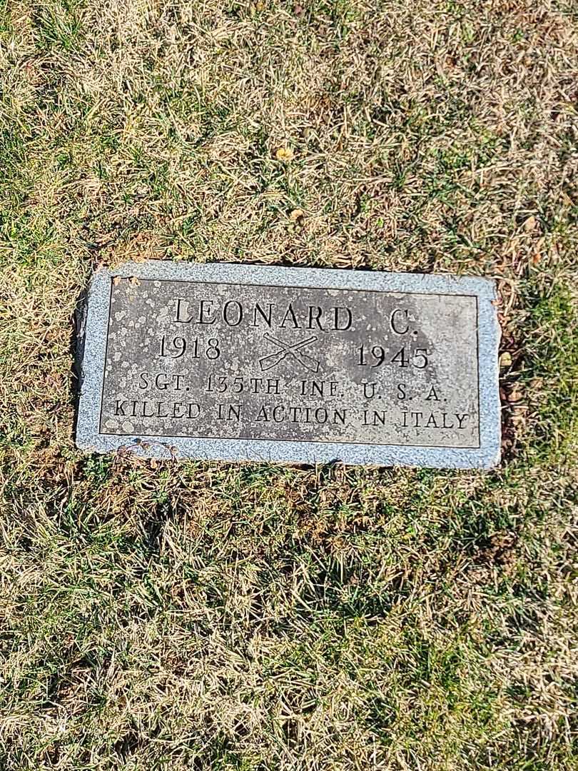 Leonard C. Humbert's grave. Photo 3
