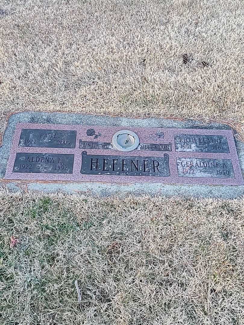 Paul Heffner's grave. Photo 1