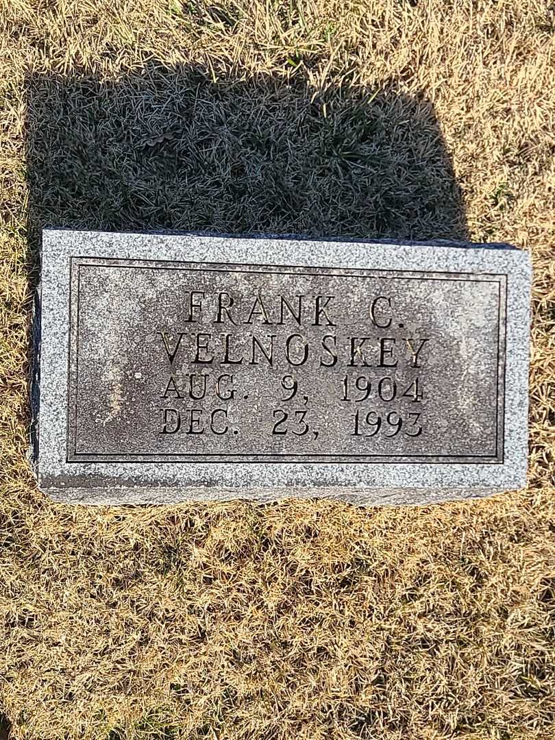 Frank C. Velnoskey's grave. Photo 3