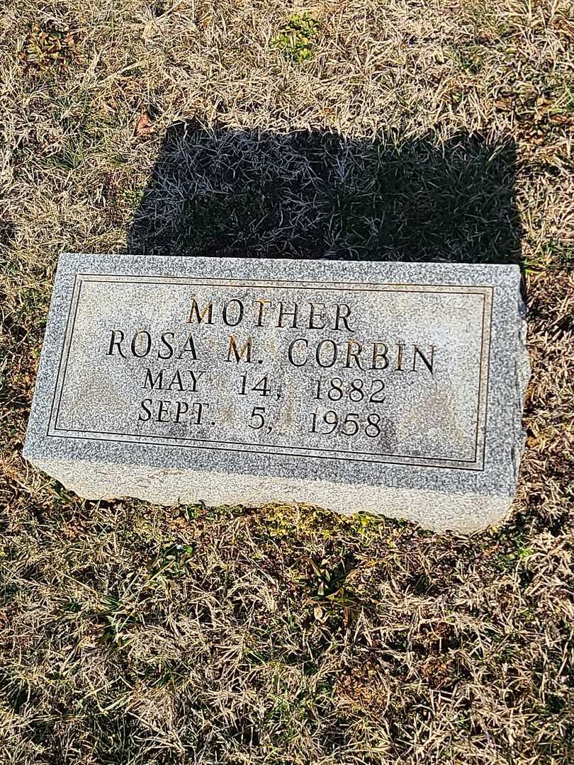 Rosa M. Corbin's grave. Photo 3