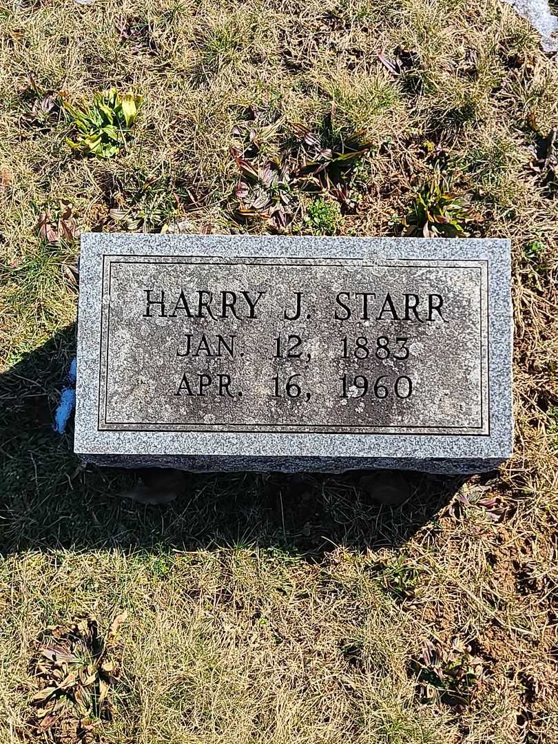 Harry J. Starr's grave. Photo 3