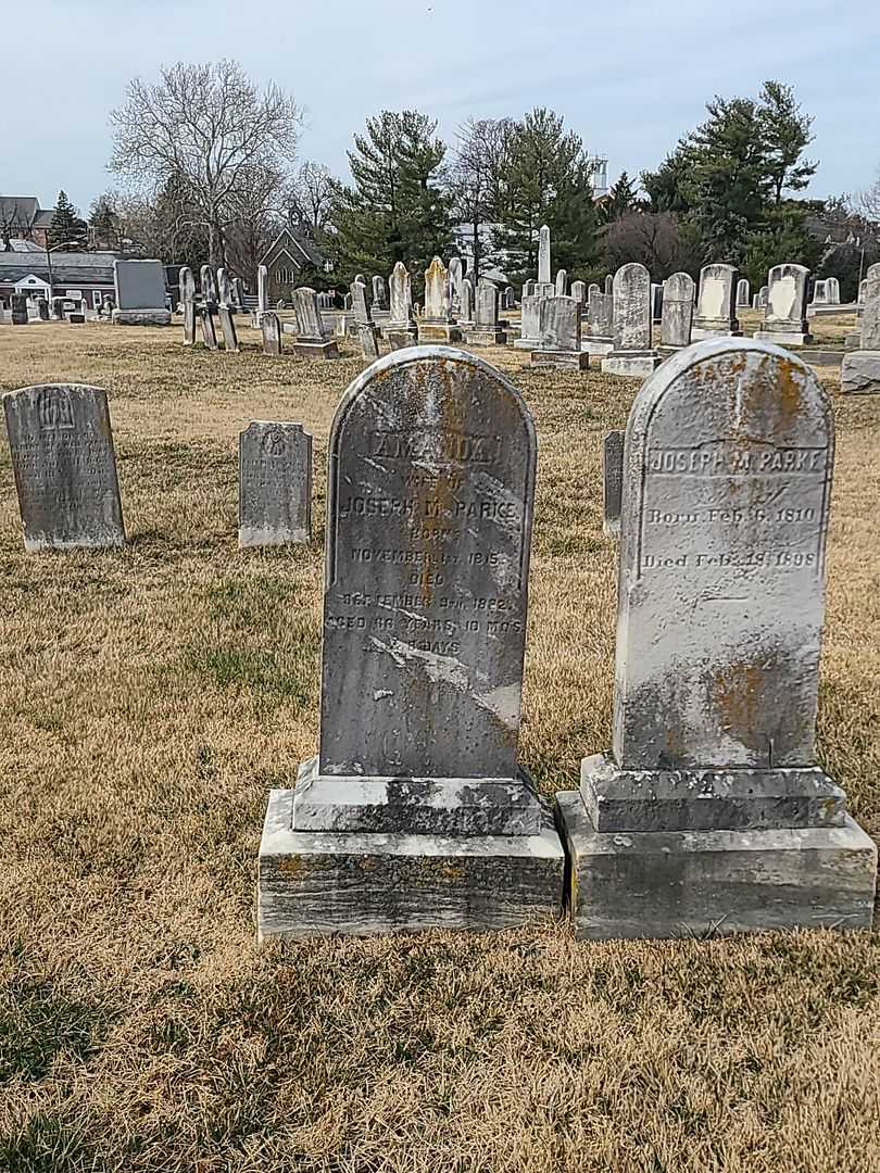 Amanda Parke's grave. Photo 1