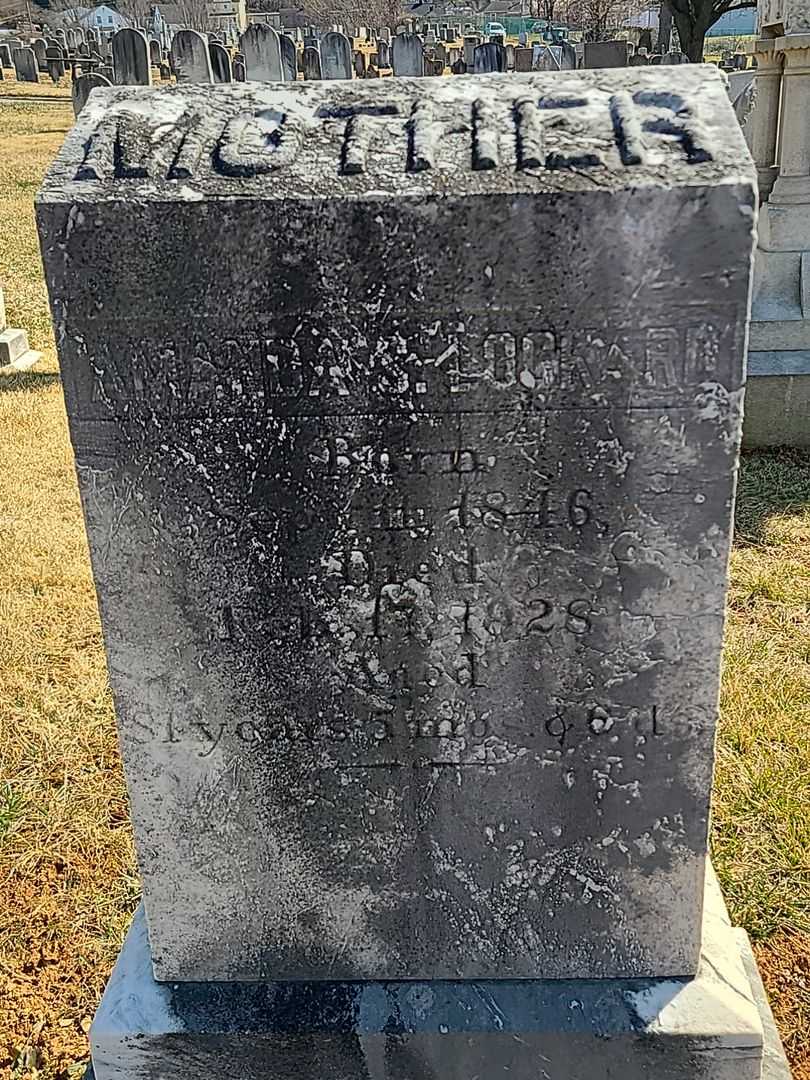 Amanda S. Lockard's grave. Photo 2