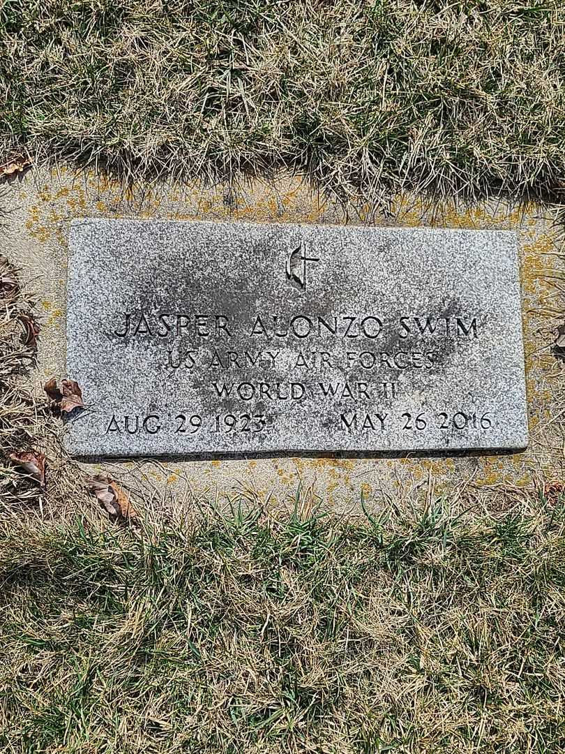 Jasper A. Swim's grave. Photo 3