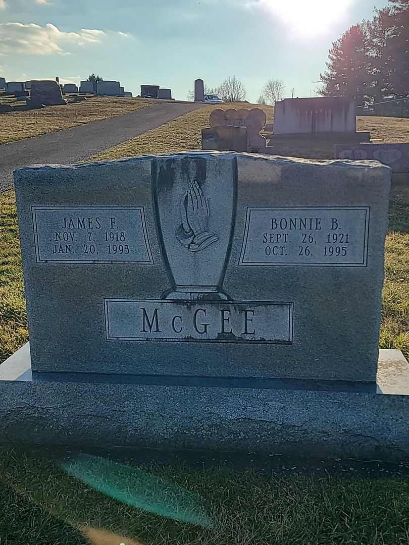 James F. McGee's grave. Photo 3