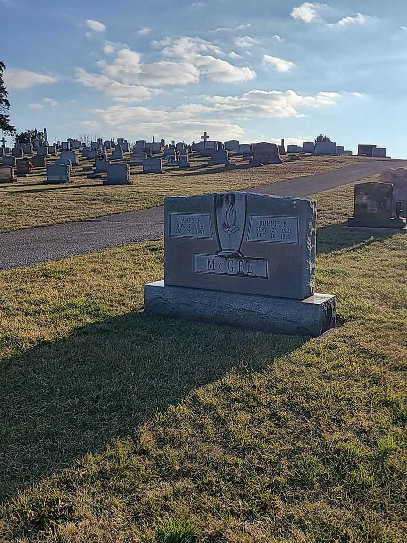 James F. McGee's grave. Photo 2
