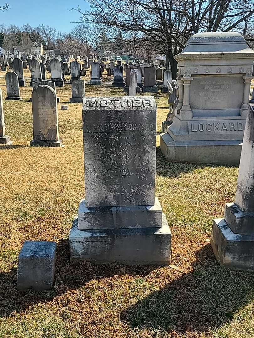 Amanda S. Lockard's grave. Photo 1