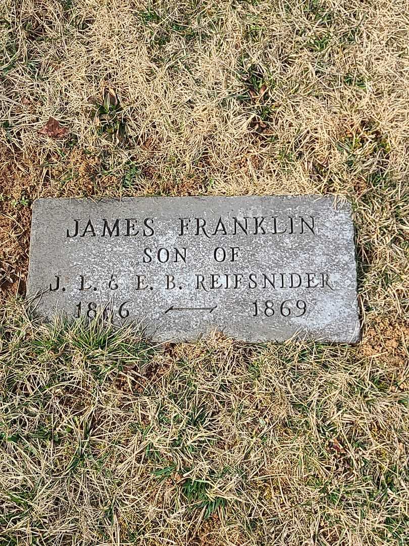 James Franklin Reifsnider's grave. Photo 3