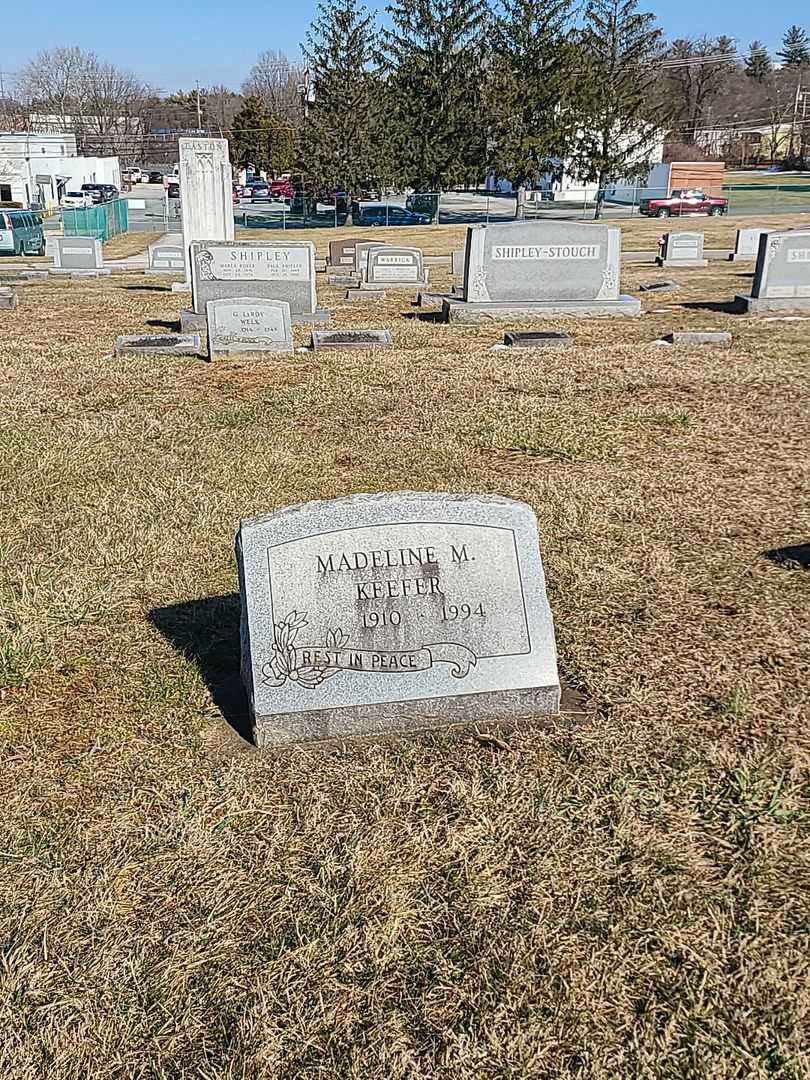 Madeline M. Keefer's grave. Photo 2