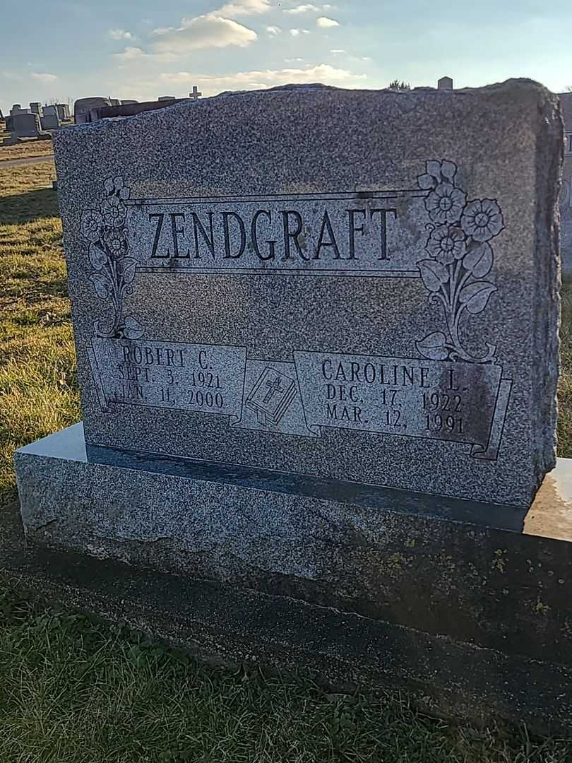 Robert C. Zendgraft's grave. Photo 1