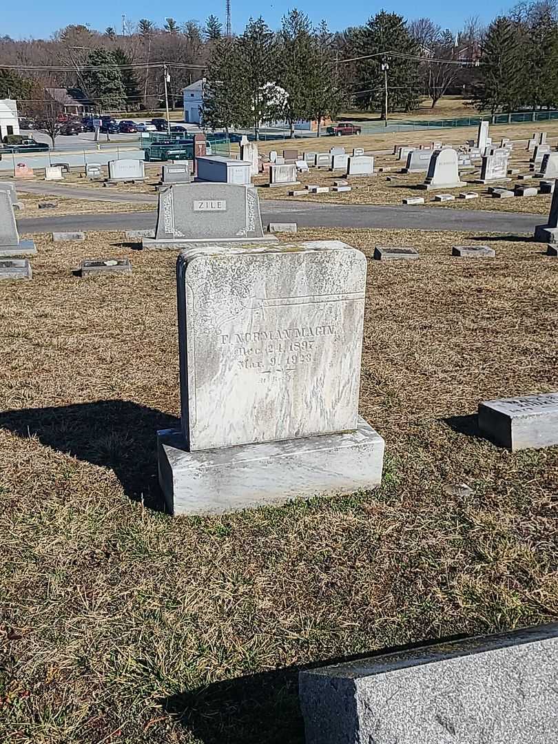 F. Norman Magin's grave. Photo 2