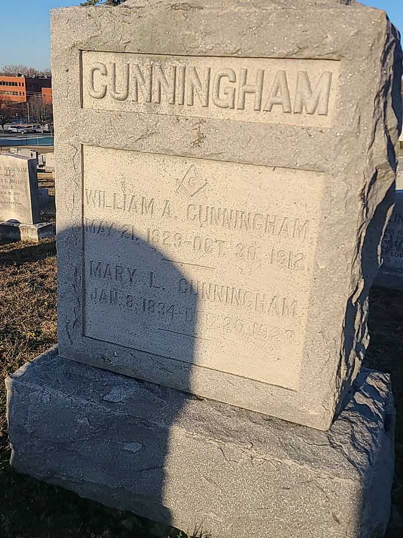 Mary L. Cunningham's grave. Photo 3