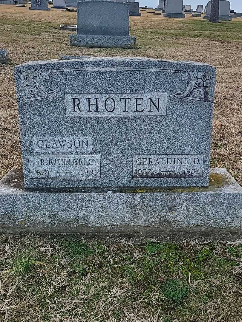 J. Richard Clawson's grave. Photo 3