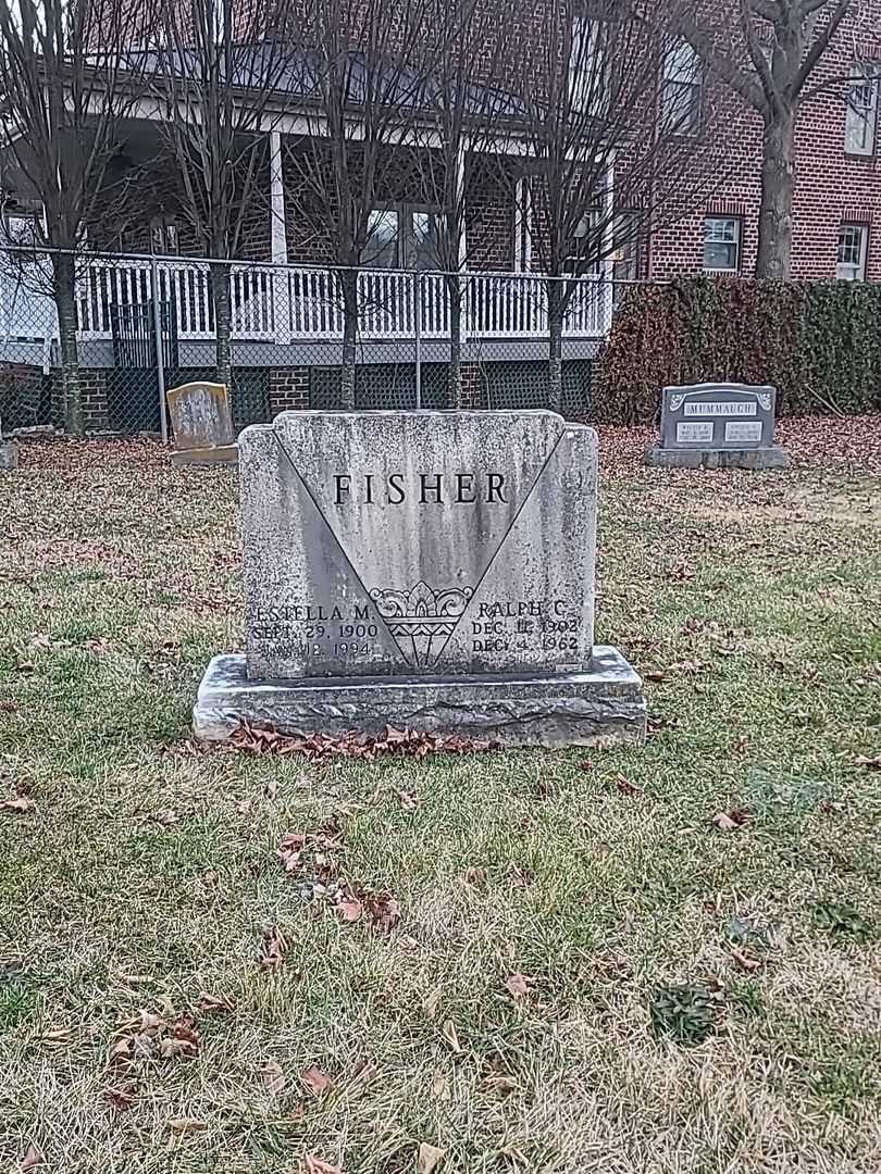 Estella M. Fisher's grave. Photo 2