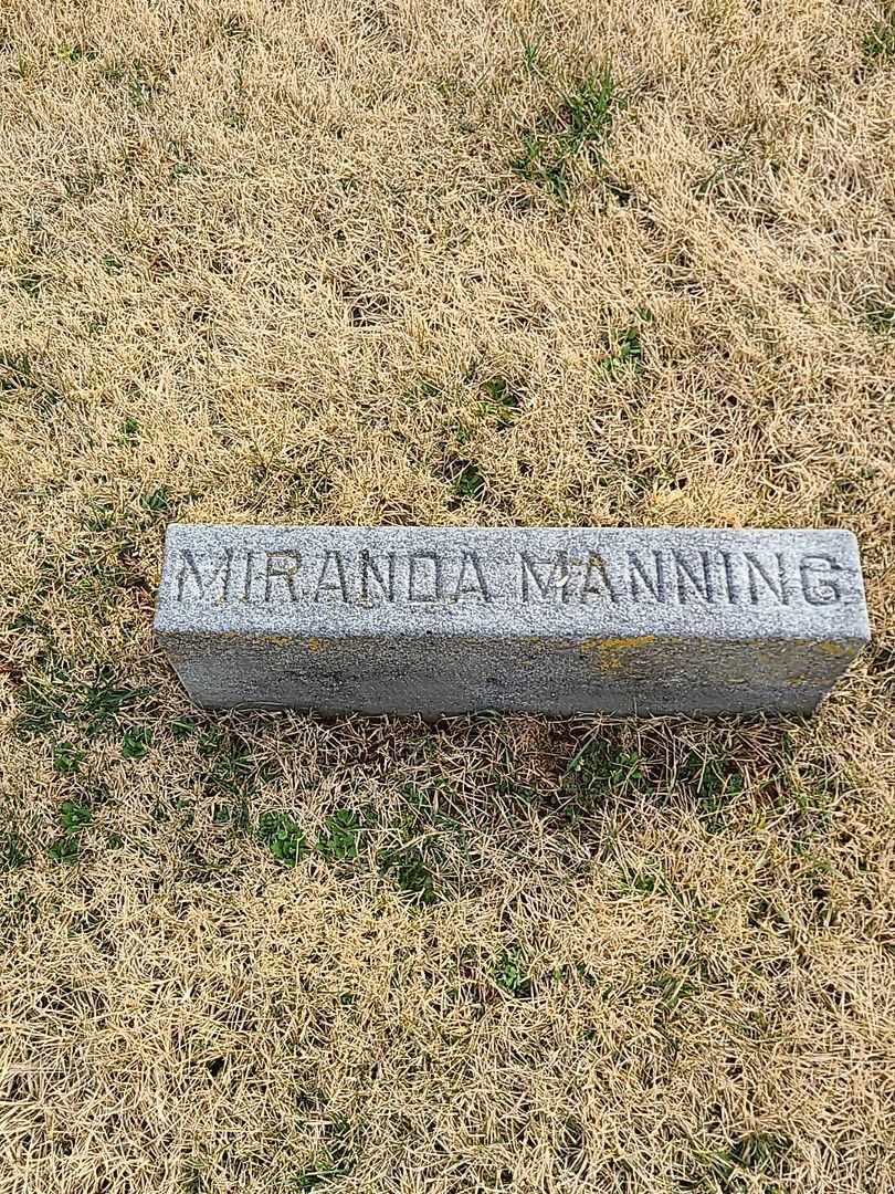 Miranda Manning's grave. Photo 4