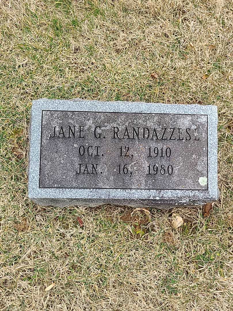 Jane G. Randazzese's grave. Photo 1