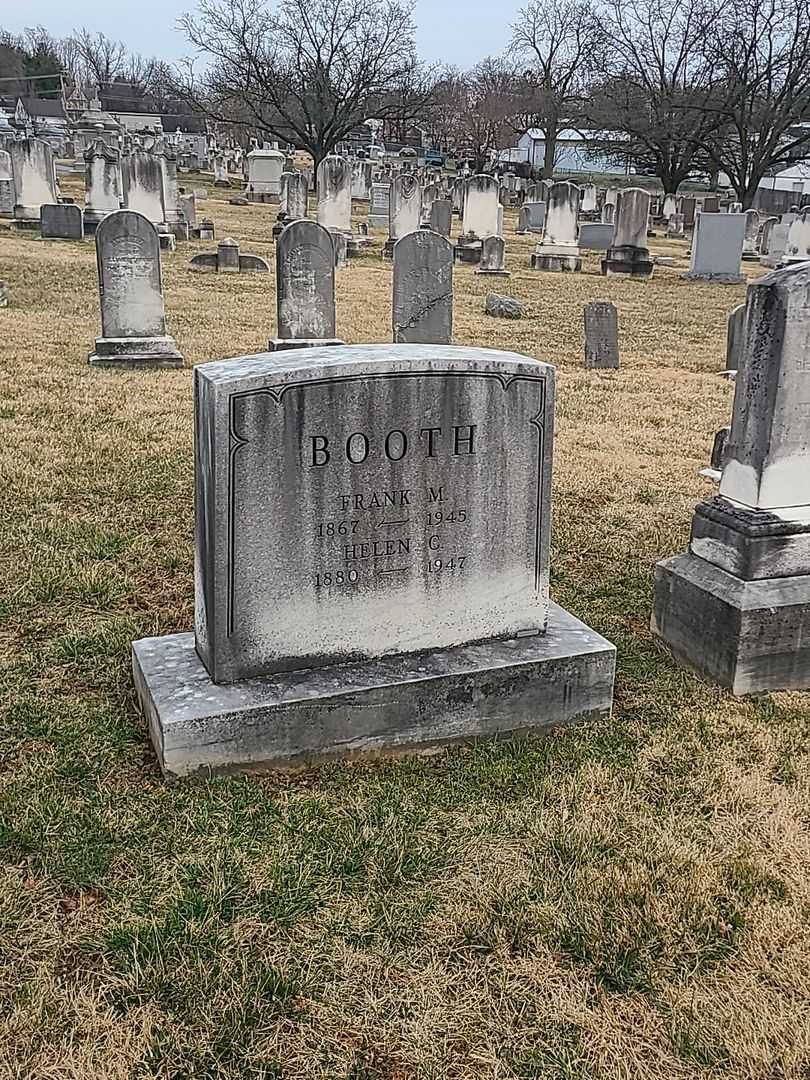 Helen C. Booth's grave. Photo 2