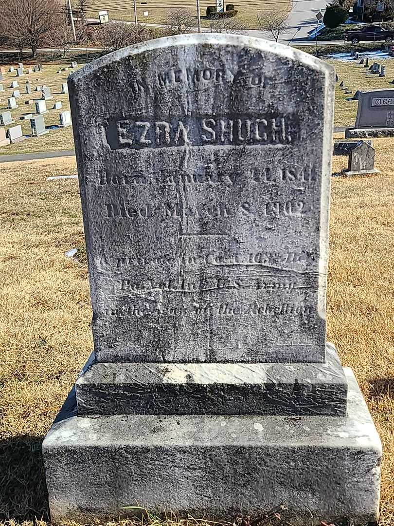 Ezra Shugh's grave. Photo 3