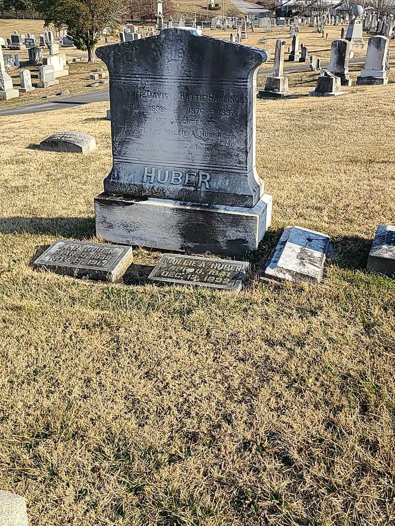 Mollie A. Huber's grave. Photo 2