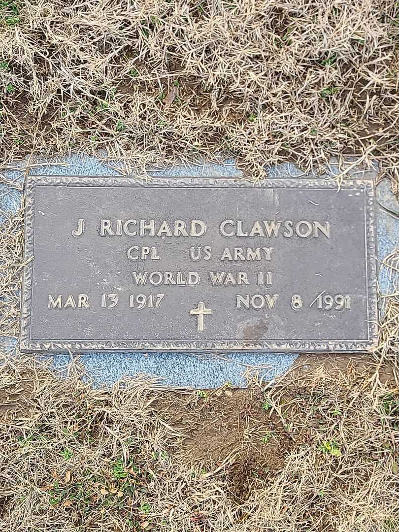 J. Richard Clawson's grave. Photo 4
