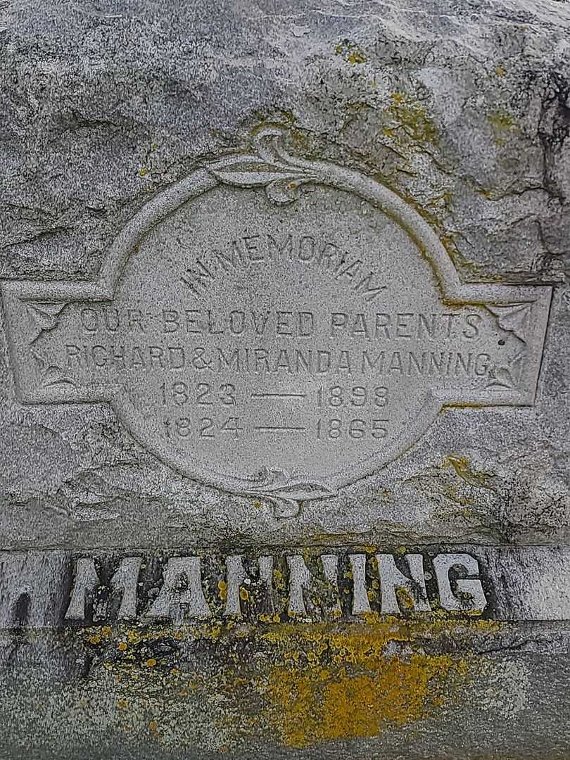 Richard Manning's grave. Photo 3