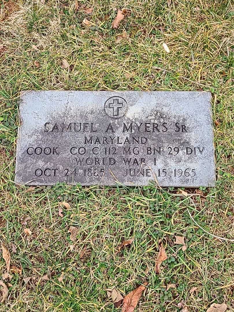 Samuel A. Myers Senior's grave. Photo 3