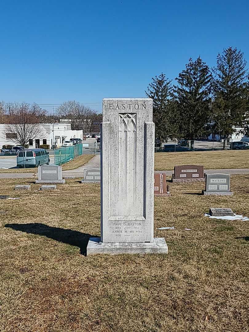 Annie M. Easton's grave. Photo 1