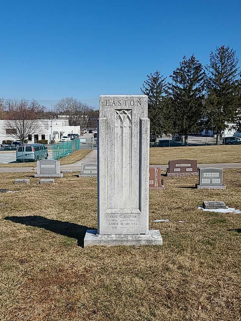 Annie M. Easton's grave. Photo 2