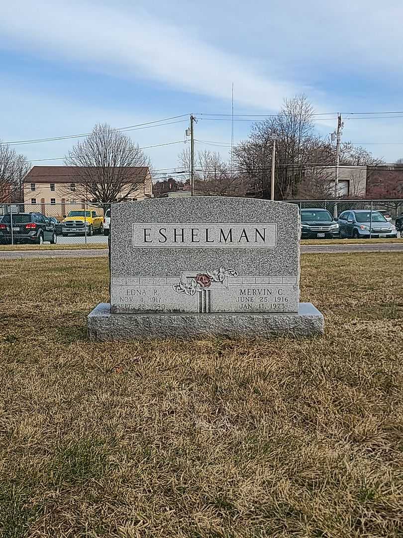 Mervin C. Eshelman's grave. Photo 2