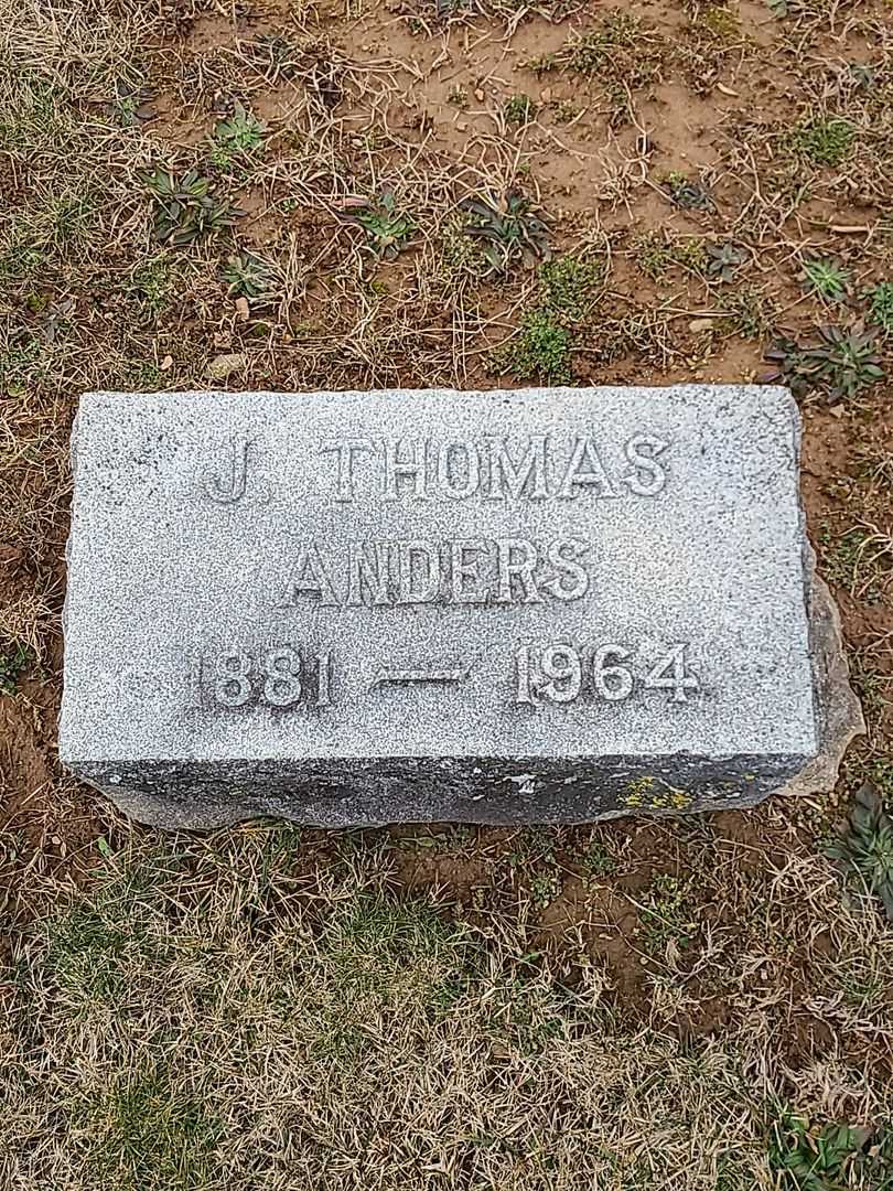 J. Thomas Anders's grave. Photo 4