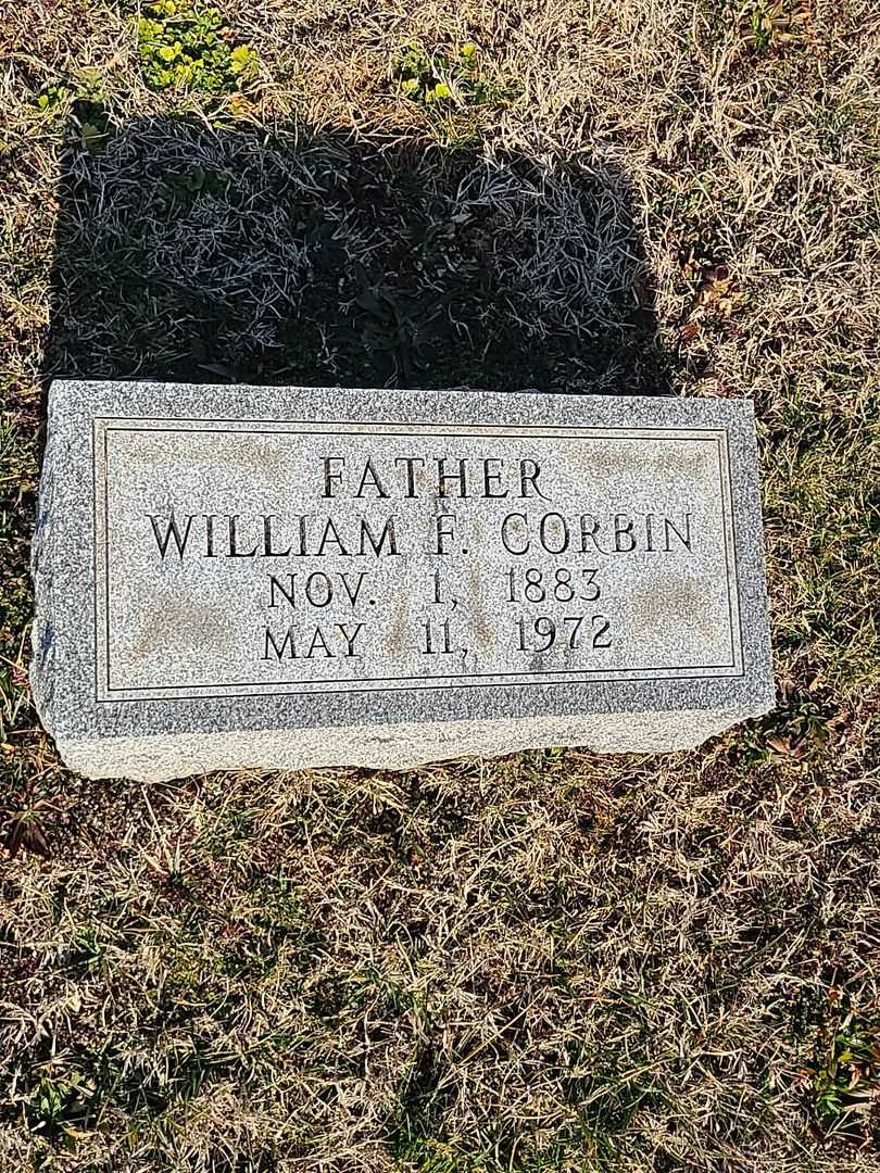 William F. Corbin's grave. Photo 3