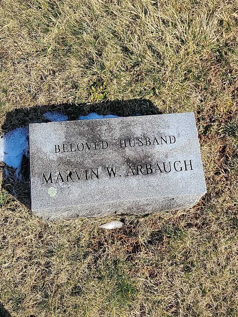 Marvin W. Arbaugh's grave. Photo 4