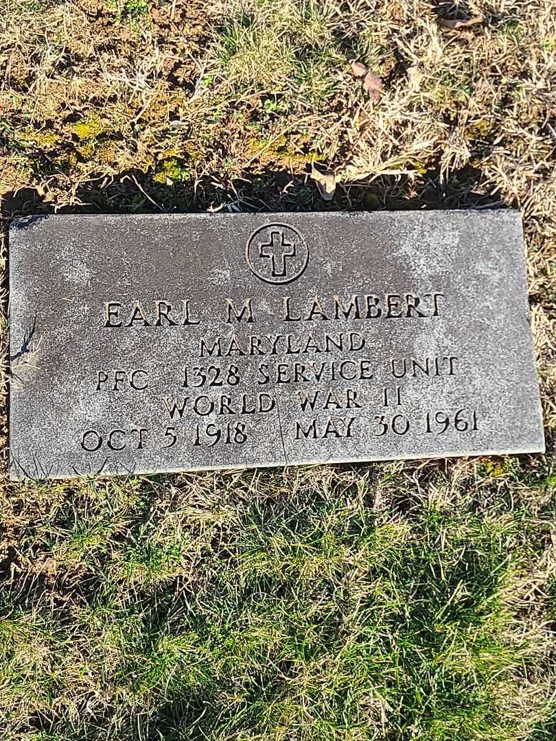 Earl McDonald Lambert's grave. Photo 4